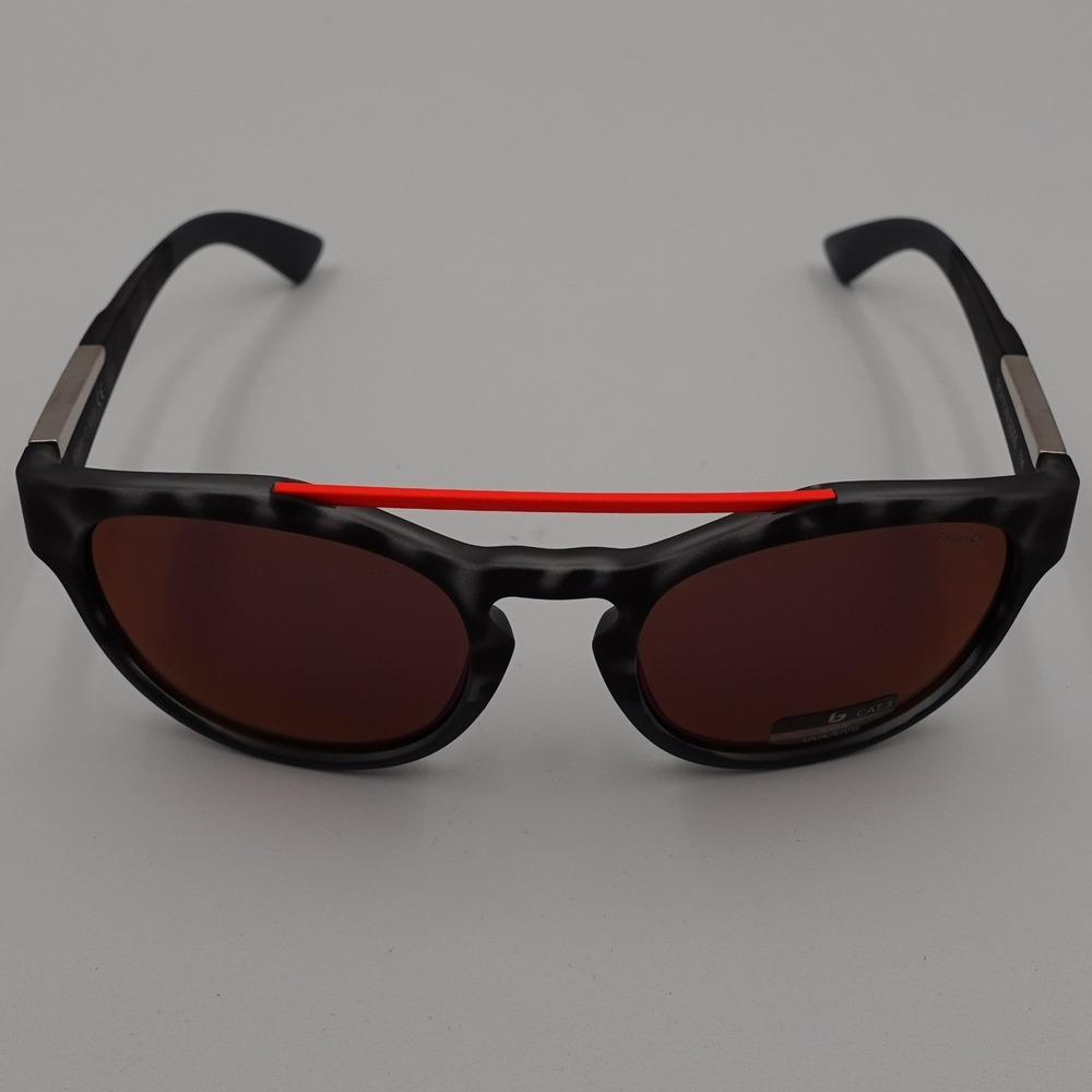 Bolle Boxton Sunglasses Unisex Medium Black Red 12355 Tortoise Sport Lifestyle